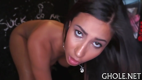 Hot blonde takes a hard dick in her mouth