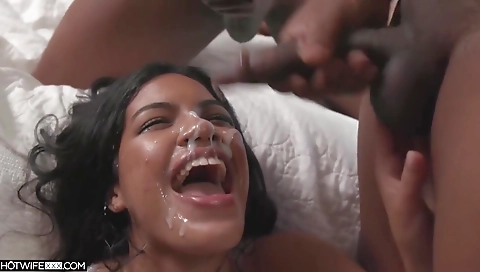 Blue-haired whoreser corporang arsenal is a cock sucking