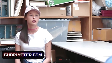 Sexy young babe with a nice ass fucked