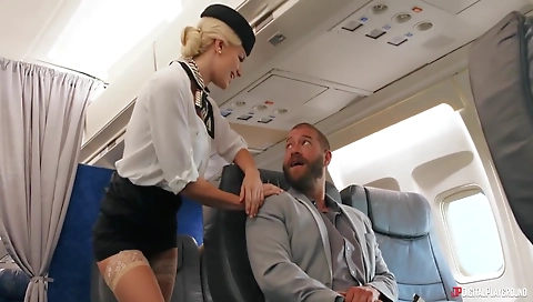 Hot babe plays with her dildo